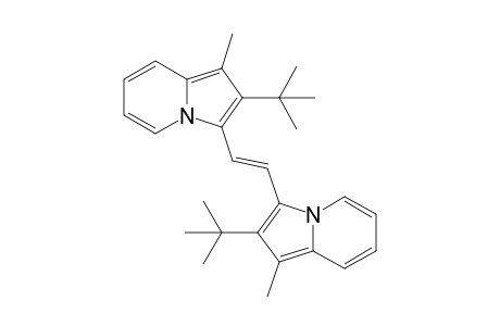 (E)-1,2-Bis(1-methyl-l,2-t-butylindolizin-3-yl)ethene