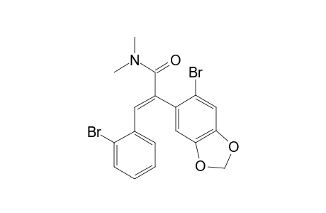 2-(2-Bromo-4,5-methylenedioxyphenyl)-3-(N,N-Dimethylamino)-1-(2-ibromophenyl)propenone