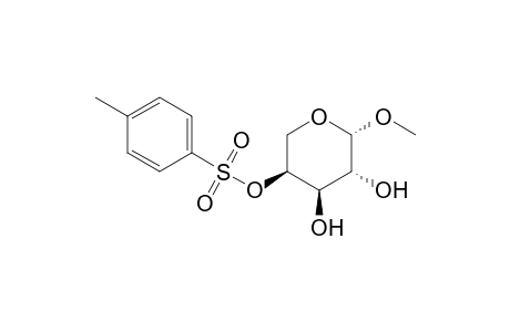 Methyl 4-O-Tosyl-.beta.-L-arabinopyranoside