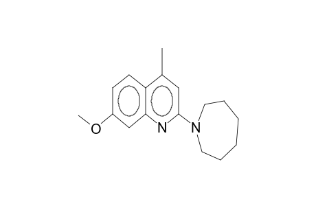 2-azepano-4-methyl-7-methoxyquinoline