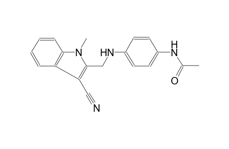 N-(4-([(3-Cyano-1-methyl-1H-indol-2-yl)methyl]amino)phenyl)acetamide