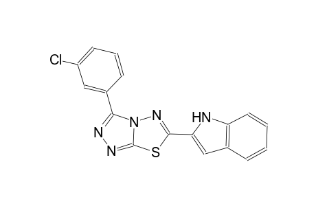 1H-indole, 2-[3-(3-chlorophenyl)[1,2,4]triazolo[3,4-b][1,3,4]thiadiazol-6-yl]-