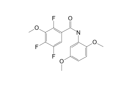 2,4,5-Trifluoro-3-methoxybenzamide, N-(2,5-dimethoxyphenyl)-