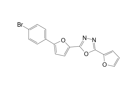 2-[5-(4-bromophenyl)-2-furanyl]-5-(2-furanyl)-1,3,4-oxadiazole