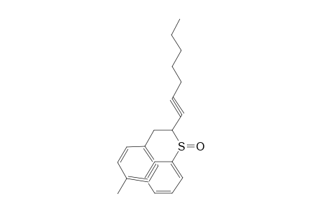 {[1-(4'-Methylphenylmethyl]oct-2-ynyl]sulfinyl}benzene