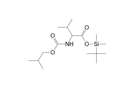 (t-butyl)dimethylsilyl N-isobutyloxycarbonyl-2-amino-3-methylbutanoate