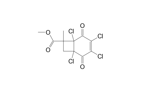 7-Methoxycarbonyl-7-methyl-1,3,4,6-tetrachlorobicyclo[4.2.0]octane-2,5-dione