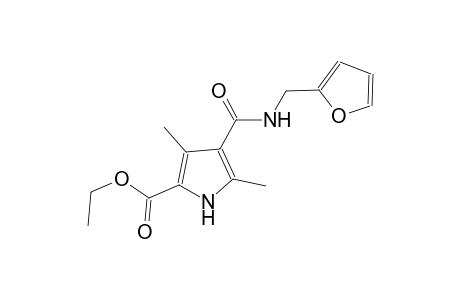 1H-pyrrole-2-carboxylic acid, 4-[[(2-furanylmethyl)amino]carbonyl]-3,5-dimethyl-, ethyl ester