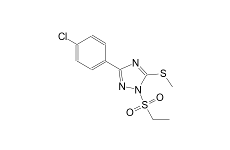 1H-1,2,4-triazole, 3-(4-chlorophenyl)-1-(ethylsulfonyl)-5-(methylthio)-