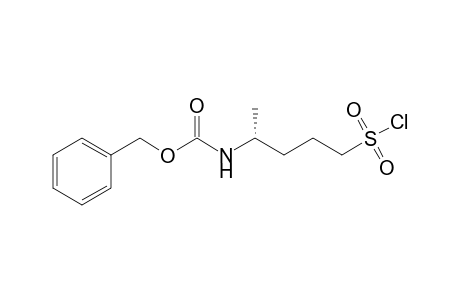 (R)-(-)-4-(Benzyloxycarbonylamino)pentane-1-sulfonyl chloride