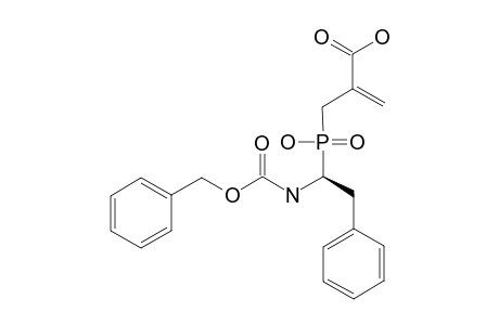 (R,S)-2-[(1-BENZYLOXYCARBONYLAMINO-2-PHENYL-ETHYL)-HYDROXY-PHOSPHINOYLMETHYL]-ACRYLIC-ACID