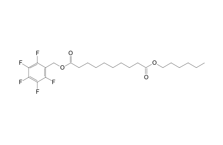 Sebacic acid, hexyl pentafluorobenzyl ester