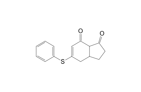 5-(Phenylthio)-3,3a,4,7a-tetrahydro-2H-indene-1,7-dione
