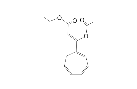 (Z)-3-acetoxy-3-cyclohepta-1,3,5-trien-1-yl-acrylic acid ethyl ester
