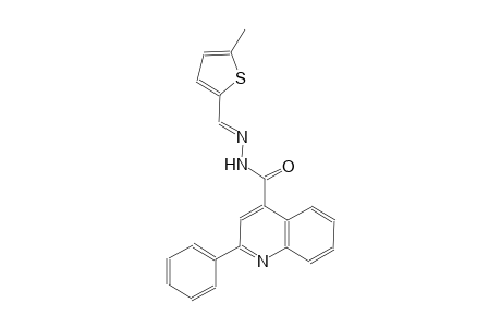 N'-[(E)-(5-methyl-2-thienyl)methylidene]-2-phenyl-4-quinolinecarbohydrazide