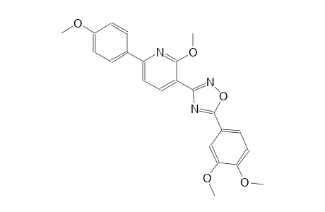 3-[5-(3,4-dimethoxyphenyl)-1,2,4-oxadiazol-3-yl]-2-methoxy-6-(4-methoxyphenyl)pyridine