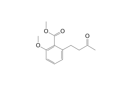 methyl 2-methoxy-6-(3-oxobutyl)benzoate