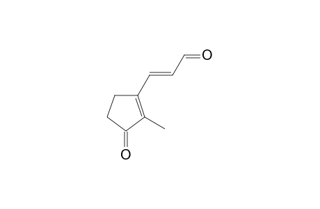 (E)-3-(3-keto-2-methyl-1-cyclopentenyl)acrolein