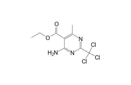 ethyl 4-amino-6-methyl-2-(trichloromethyl)-5-pyrimidinecarboxylate