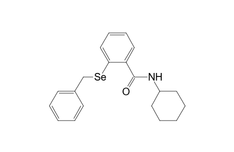 N-cyclohexyl-2-(phenylmethyl)selanyl-benzamide