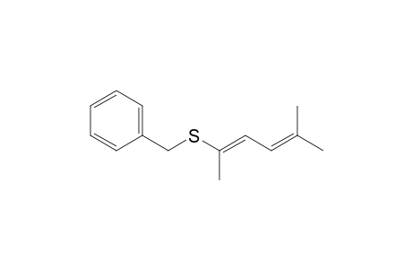 2-Benzylthio-5-methyl-2,4-hexadiene