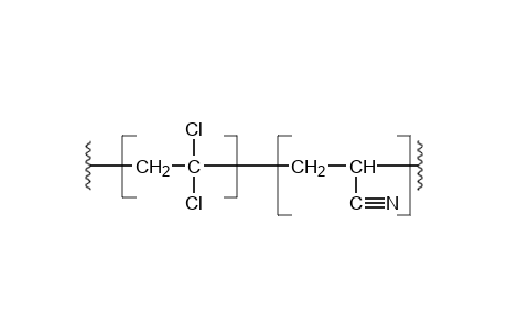 Vinylidene chloride/acrylonitrile copolymer 80/20