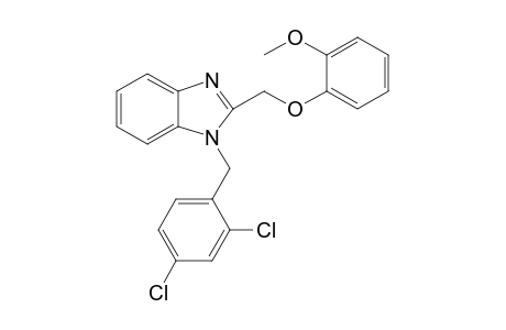 1-(2,4-Dichlorobenzyl)-2-[(2-methoxyphenoxy)methyl]-1H-benzimidazole