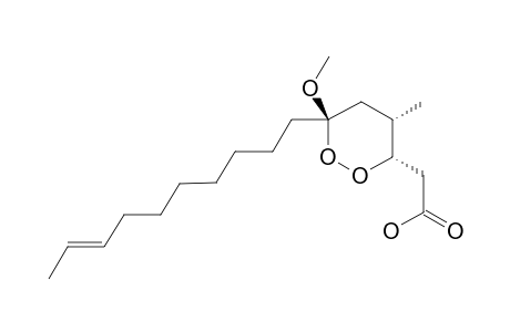 2-[(3S,4S,6R)-6-[(E)-DEC-8-ENYL]-6-METHOXY-4-METHYL-1,2-DIOXAN-3-YL]-ACETIC-ACID