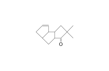 4,4-Dimethyl-tricyclo(6.3.0.0/2,6/)undec-10-en-5-one