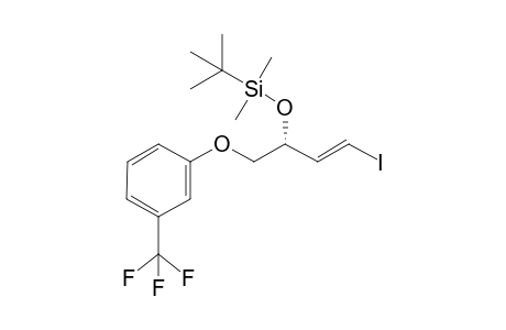 (E)-1-Iodo-4-(m-trifluporomethylphenoxy)-3(R)-tert-butyldimethylsilyloxy-1-butene