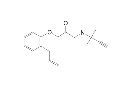 3-Phenoxypropylamine, 2-allyl-.beta.-hydroxy-N-[3.3-dimethylpropargyl]-