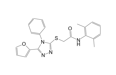 acetamide, N-(2,6-dimethylphenyl)-2-[[5-(2-furanyl)-4-phenyl-4H-1,2,4-triazol-3-yl]thio]-