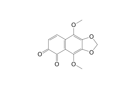 5,8-Dimethoxy-6,7-methylenedioxy-1,2-naphthoquinone