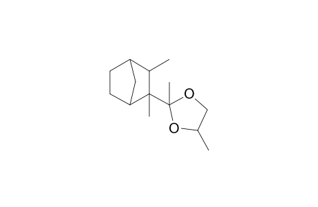 2-(2,3-Dimethylbicyclo[2.2.1]hept-2-yl)-2,4-dimethyl[1,3]dioxolane