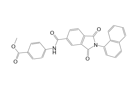 benzoic acid, 4-[[[2,3-dihydro-2-(1-naphthalenyl)-1,3-dioxo-1H-isoindol-5-yl]carbonyl]amino]-, methyl ester