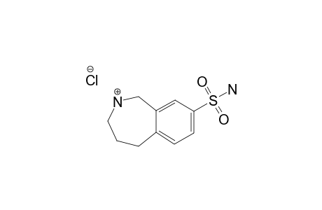 8-AMINOSULFONYL-2,3,4,5-TETRAHYDRO-1H-2-BENZAZEPINE-HYDROCHLORIDE