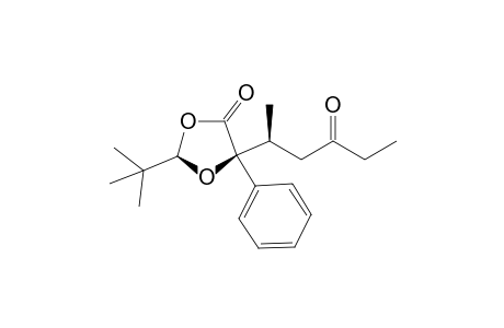 (2R,5S,1'R)-2-(tert-Butyl)-5-(1'-methyl-3'-oxopentyl)-5-phenyl-1,3-dioxolan-4-one