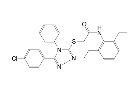 acetamide, 2-[[5-(4-chlorophenyl)-4-phenyl-4H-1,2,4-triazol-3-yl]thio]-N-(2,6-diethylphenyl)-