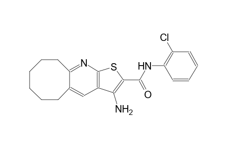 3-amino-N-(2-chlorophenyl)-5,6,7,8,9,10-hexahydrocycloocta[b]thieno[3,2-e]pyridine-2-carboxamide