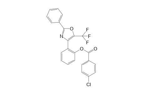 2-(2-Phenyl-5-(trifluoromethyl)oxazol-4-yl)phenyl 4-chlorobenzoate