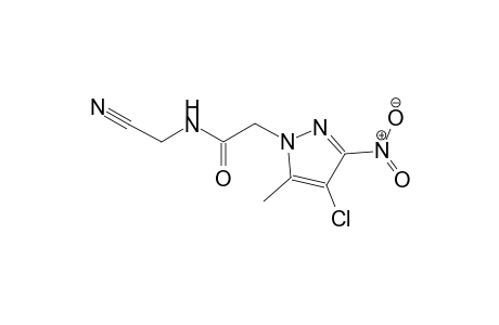 2-(4-chloro-5-methyl-3-nitro-1H-pyrazol-1-yl)-N-(cyanomethyl)acetamide