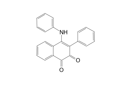 1,2-Naphthalenedione, 3-phenyl-4-(phenylamino)-