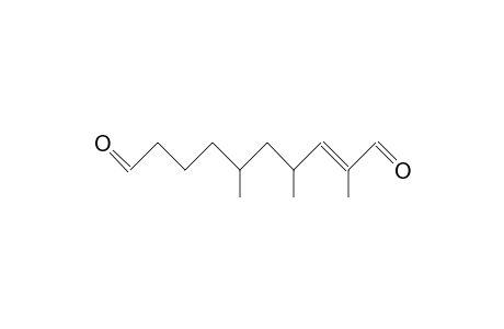 2,4,6-Trimethyl-2-decen-1,10-dial