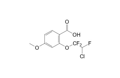2-(2-chloro-1,1,2-trifluoroethoxy)-p-anisic acid