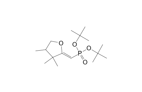 Phosphonic acid, [(dihydro-3,3,4-trimethyl-2(3H)-furanylidene)methyl]-, bis(1,1-dimethylethyl) ester, (Z)-(.+-.)-