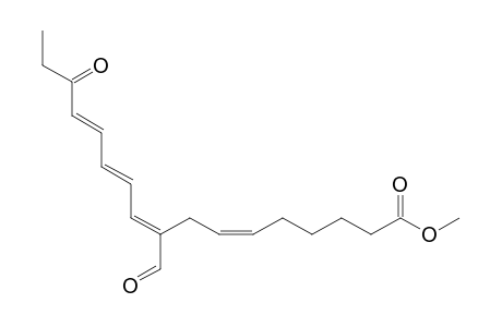(6Z,9E,11E,13E)-9-formyl-15-keto-heptadeca-6,9,11,13-tetraenoic acid methyl ester