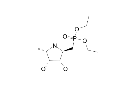 DIETHYL-(2R,3S,4R,5S)-(3,4-DIHYDROXY-5-METHYLPYRROLIDIN-2-YL)-METHANEPHOSPHONATE