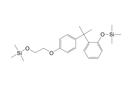 2-[p-(trimethylsilyloxy)ethoxyphenyl]-2-[(trimethylsilyloxy)phenyl]propane-