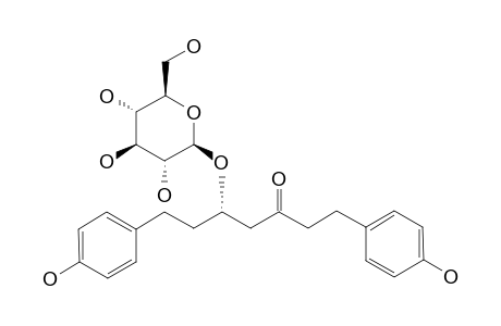 PLATYPHYLLOSIDE;1,7-DI-(4-HYDROXYPHENYL)-HEPTANE-3-ONE-5-OL-BETA-D-GLUCOPYRANOSIDE