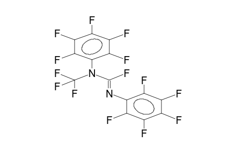N-TRIFLUOROMETHYL-N-[FLUORO(PENTAFLUOROPHENYLIMINO)METHYL]ANILINE